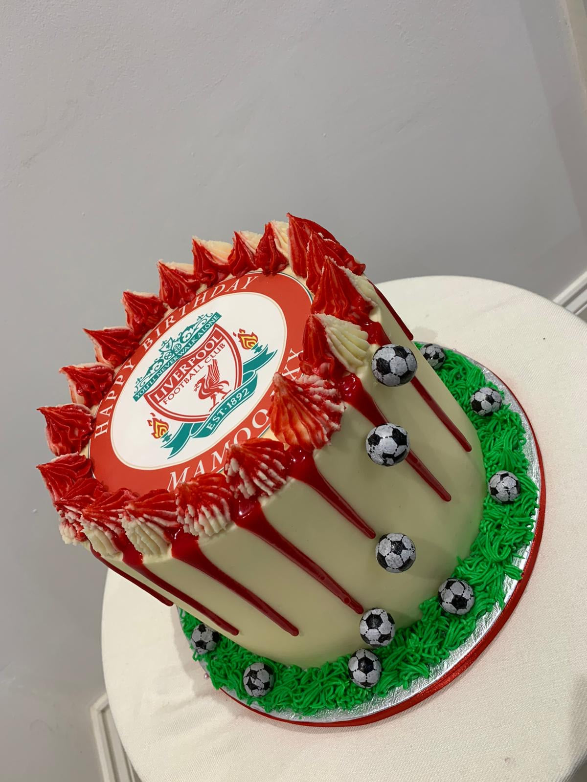 FOOTBALL THEME CAKE