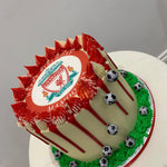 FOOTBALL THEME CAKE
