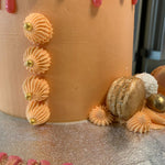 PEACH MACARON CAKE
