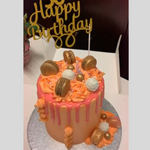 PEACH MACARON CAKE