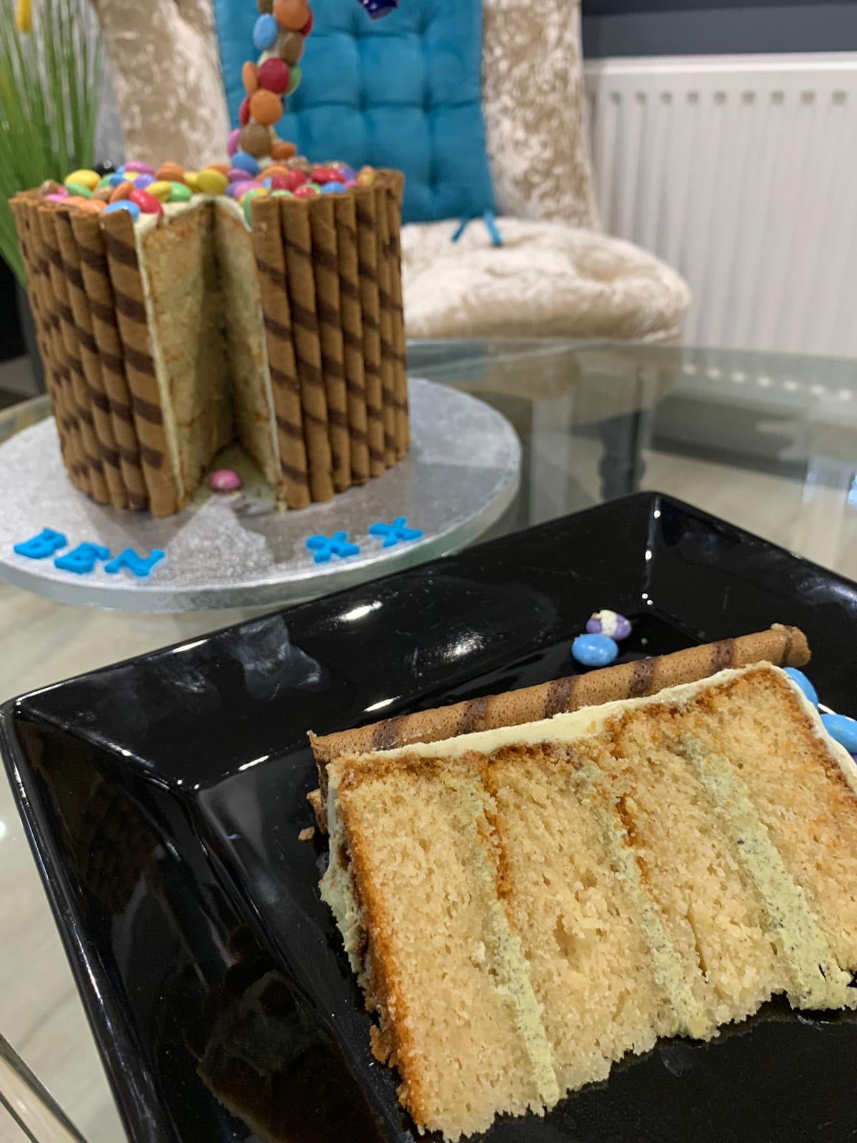 SMARTIES AND WAFER CAKE