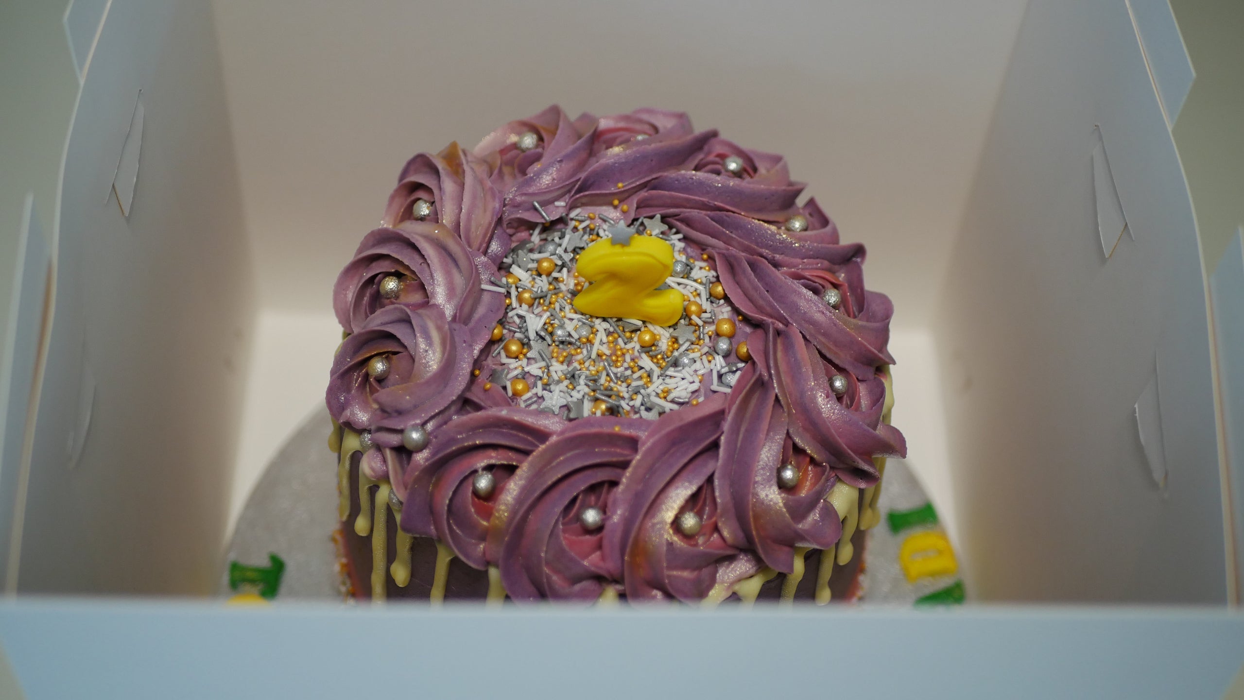 PURPLE DRIP CAKE