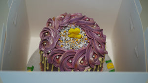 PURPLE DRIP CAKE